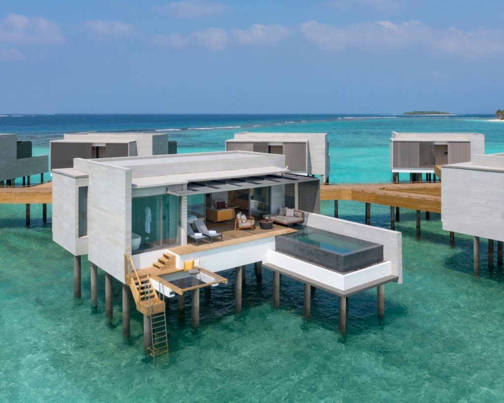 Room on the water in Maldives