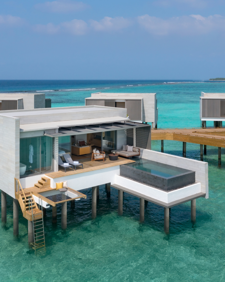 Room on the water in Maldives