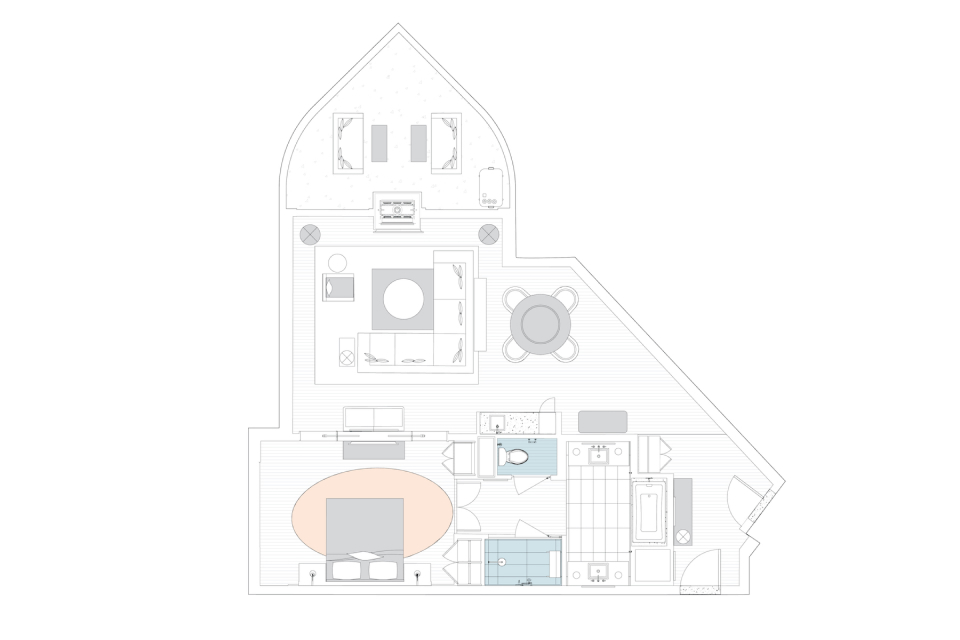 Plan ofpronto& grandviewsuite-floorplan