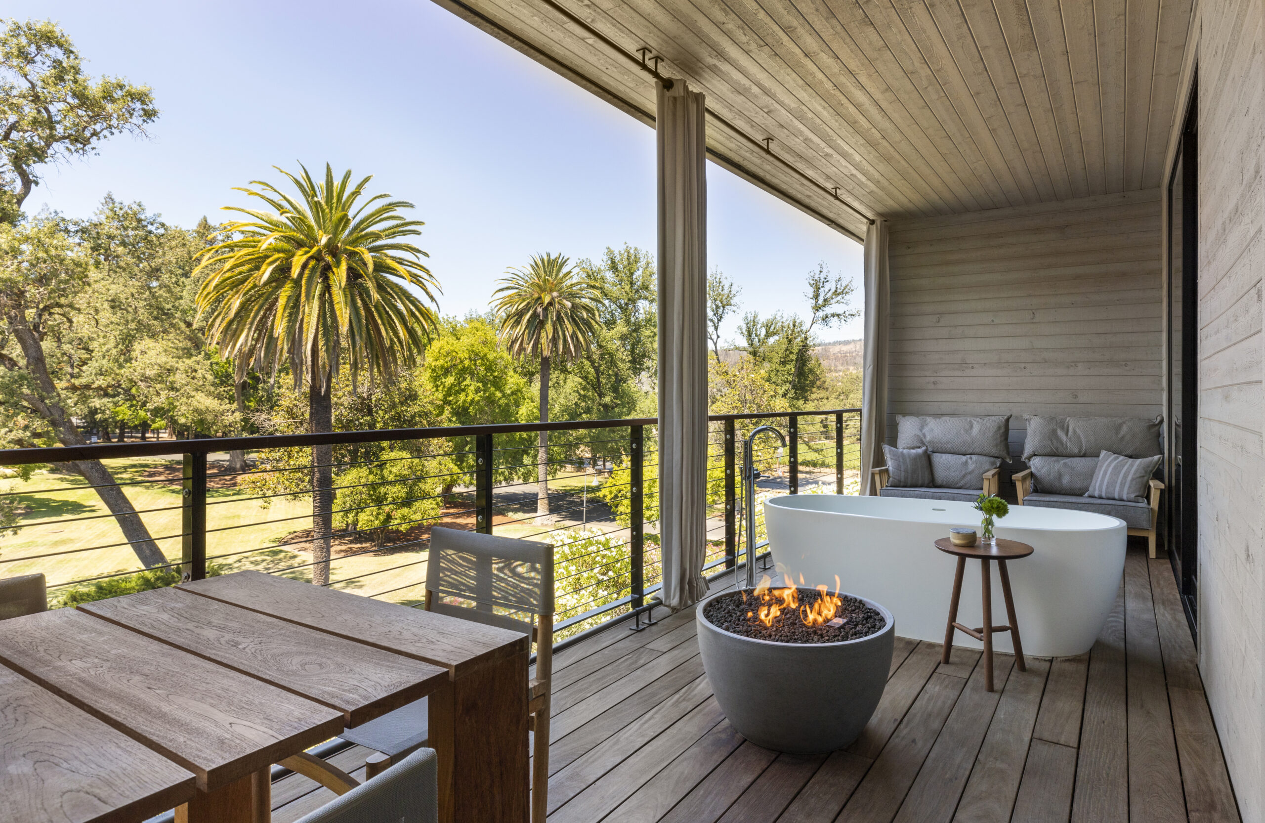 Patio With Firepit