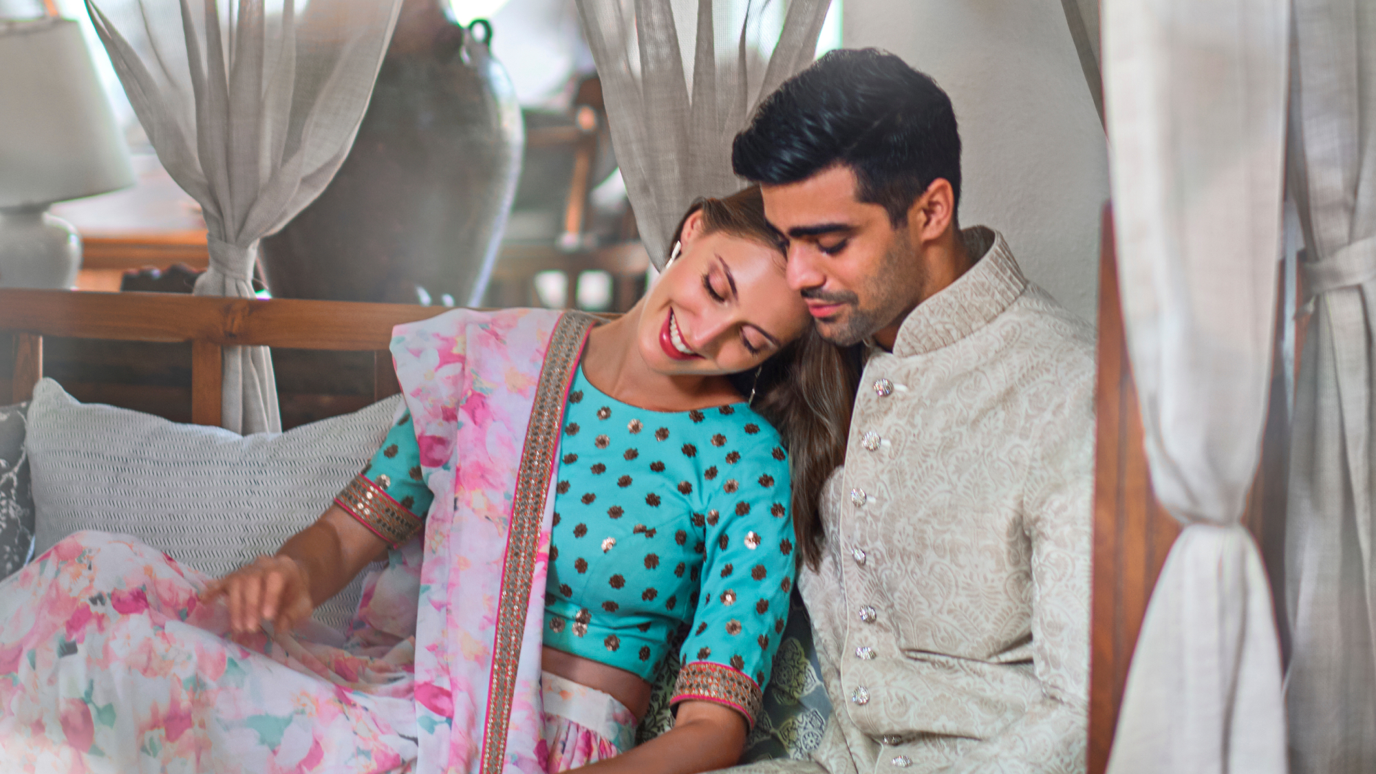 couple in traditional clothing