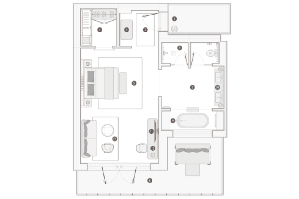 ridgeview suite floorplan