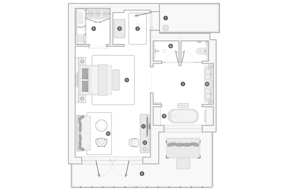 loftsuite floorplan