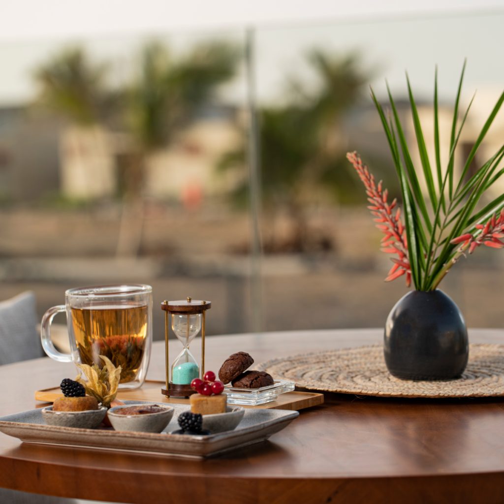 tea and cakes at the lobby lounge