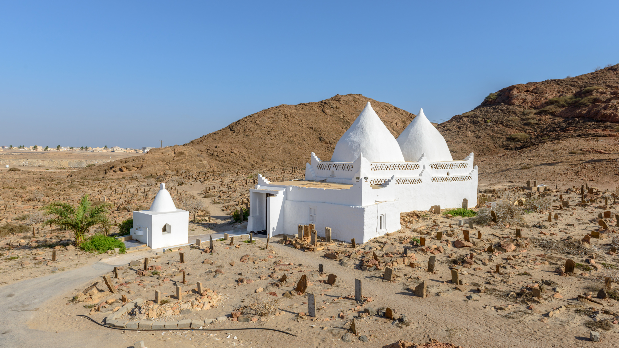 views of Oman historic building