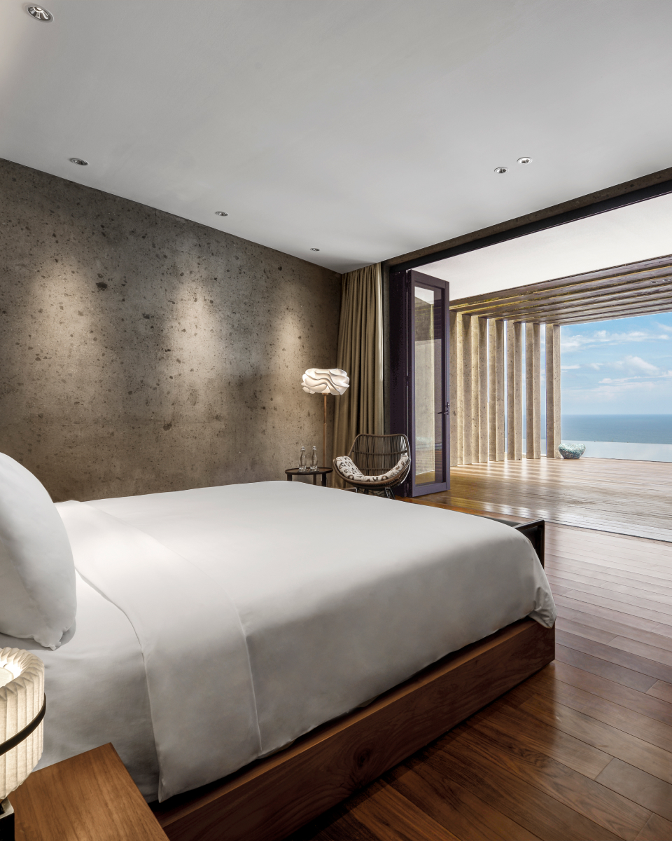 view of two bedroom cliff edge villa