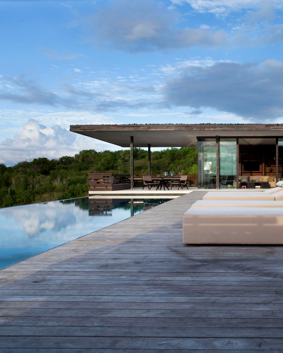 infinity pool at two bedroom cliff edge villa