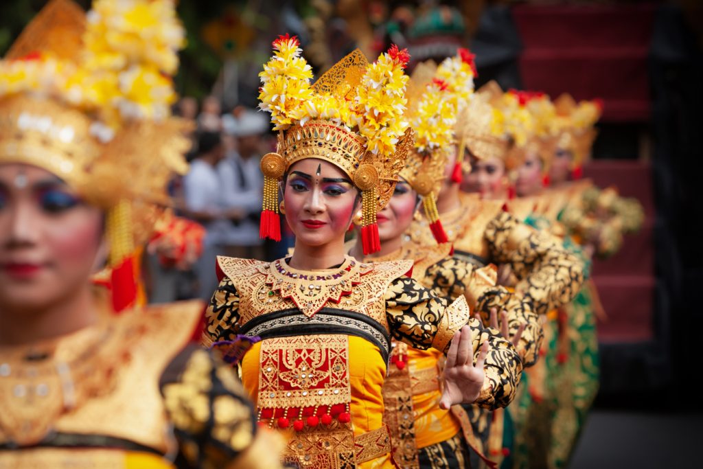 Traditional Balinese dancer