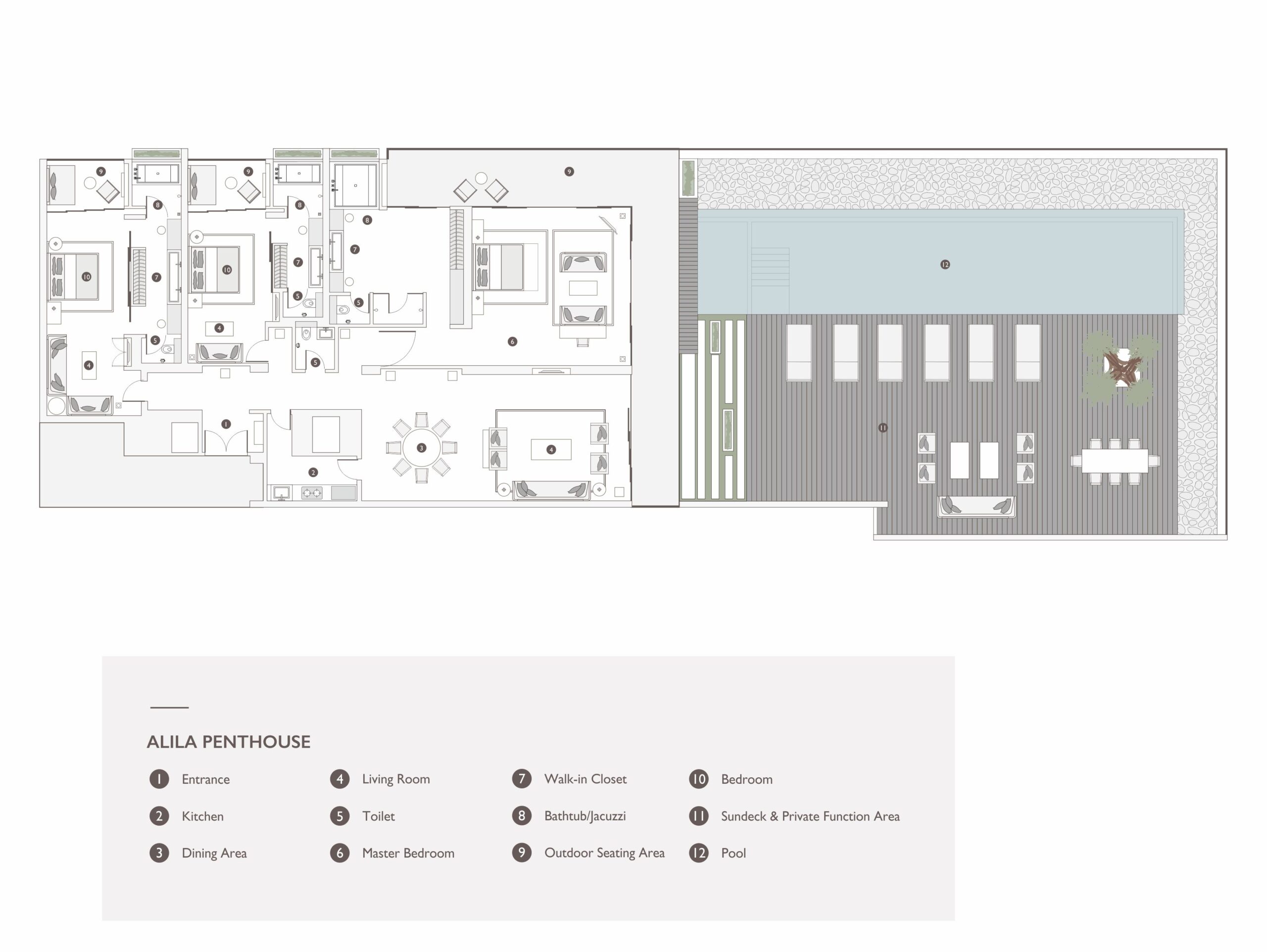 Alila Penthouse | Rooms | Alila Seminyak Beach Resort