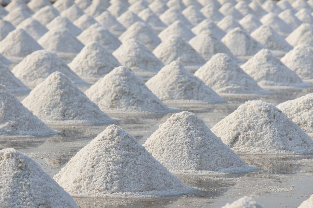mountains of sea salt