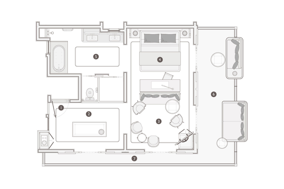 sea side suite floorpan