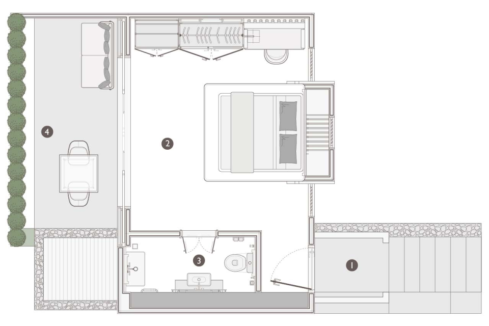 superior room floor plan
